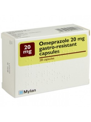 Prilosec/Omeprazole 20 mg. 28 tablets