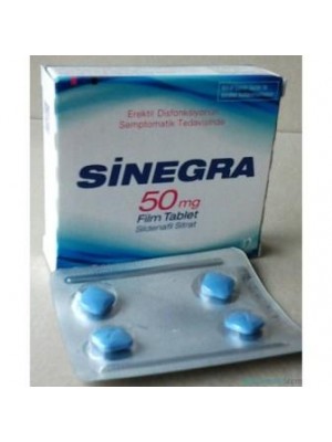 Sinegra/Viagra 50 mg. 4 tablets