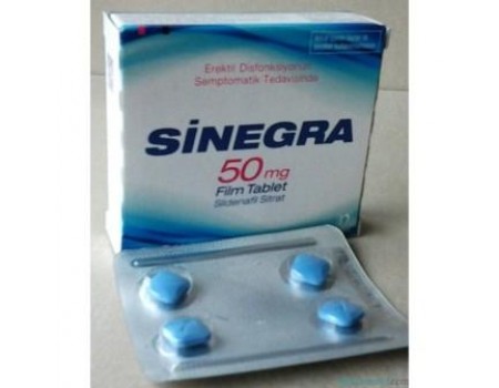 Sinegra/Viagra 50 mg. 4 tablets