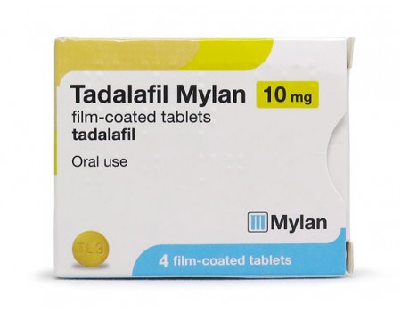 Tadalafil 10 mg. 12 tablets