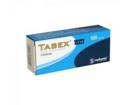 Tabex 1.5 mg. 100 tablets