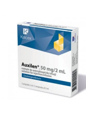 Auxilen 50 mg / 2 ml. 5 ampules