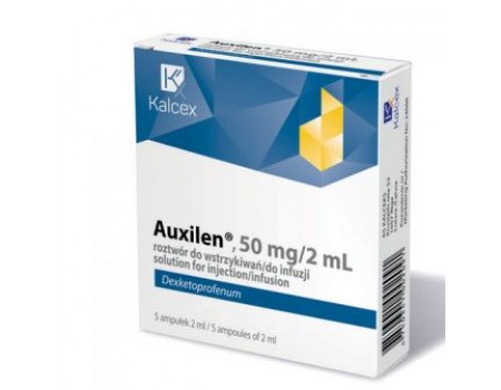 Auxilen 50 mg / 2 ml. 5 ampules