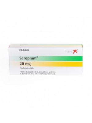 SEROPRAM table. 20 mg. 28 tablets