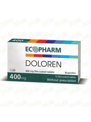 Doloren 400 mg. 12 tablets