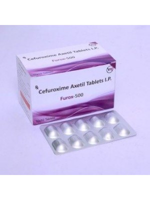 Cefurocon 500 mg. 10 tablets
