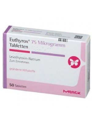 Euthyrox 75 mcg. 90 tablets