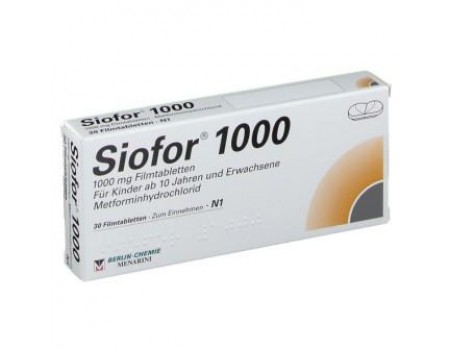 Metfocon 1000 mg. 30 tablets