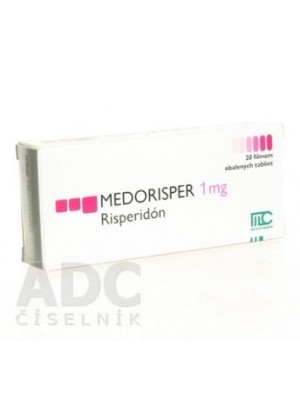 Medosrisper 1 mg. 20 tablets