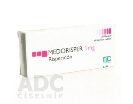 Medosrisper 1 mg. 20 tablets