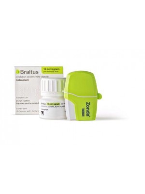 Braltus 10 mcg powder for inhalation  30 capsules