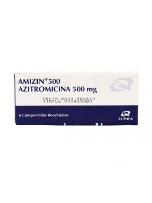 Azitromicin 500 mg. 6 capsules