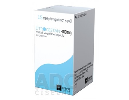 Utrogestan 400 mg. 15 capsules