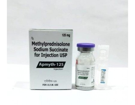 Methylprednisolone 125 mg. 5 ampules