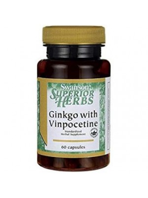 Ginkgo with Vinpocetine 60 capsules