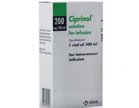 Ciprinol 200mg./100ml. 1 vial