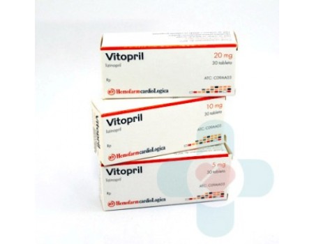Vitopril 5 mg. 30 tablets