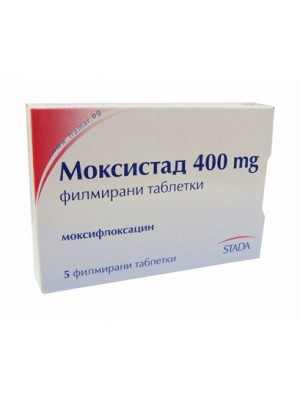 Moxistad 400 mg. 5 tablets