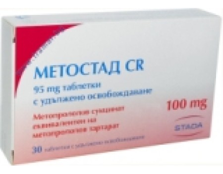 Metostad CR 100 mg. 30 tablets
