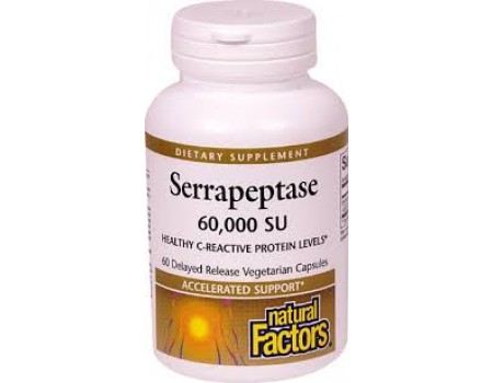 Serrapeptase 60 000 SU. 60 capsules