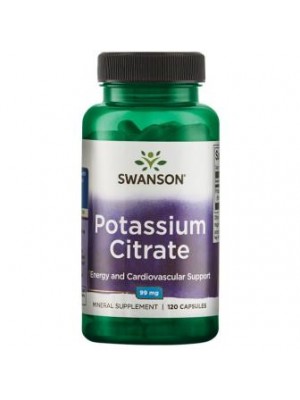 Potassium Citrate 99 mg. 120 capsules