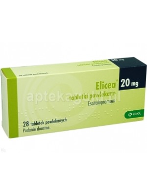 Elicea 20 mg. 28 tablets