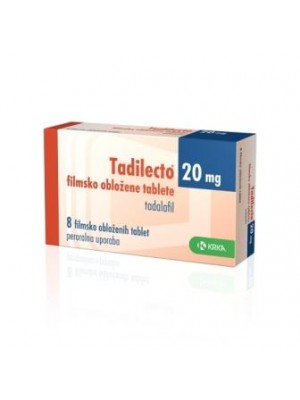 Tadilecto 20 mg. 4 tablets