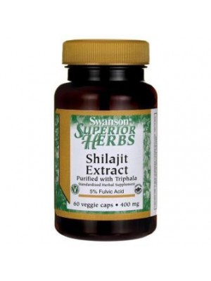 Shilajit Extract 400 mg. 60 capsules