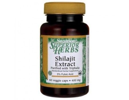 Shilajit Extract 400 mg. 60 capsules