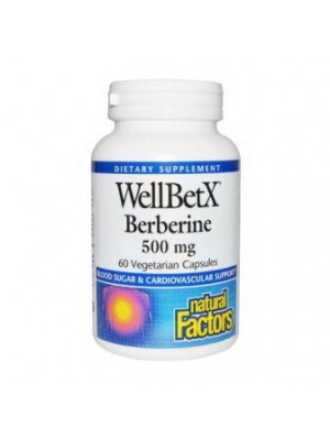 Berberine 500 mg. 60 capsules