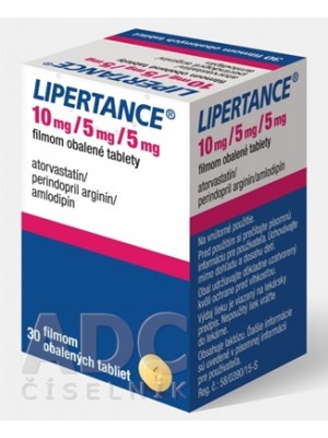 Lipertance 10 mg. / 5 mg. / 5 mg. 30 tablets