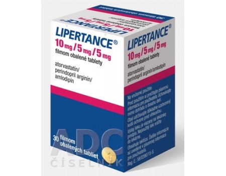 Lipertance 10 mg. / 5 mg. / 5 mg. 30 tablets