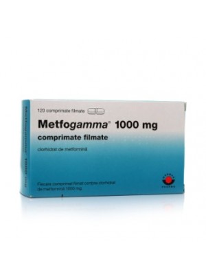 METFOGAMMA 1000 mg. 30 tablets