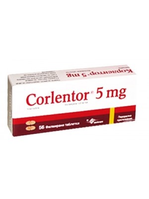 CORLENTOR 5 mg. 56 tablets