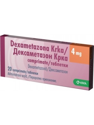 Dexametazona 4 mg. 20 tablets