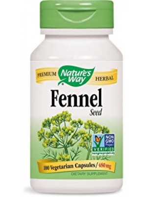 Fennel Seed 480 mg. 100 capsules