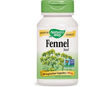 Fennel Seed 480 mg. 100 capsules