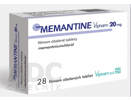 MEMANTINE 20 mg. 28 tablets