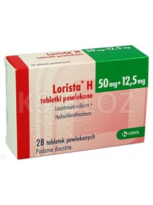 Lorista H 50 mg. / 12.5 mg. 28 tablets