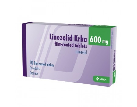 Linezolid 600 mg. 10 tablets