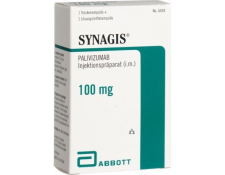 Synagis 100 mg./ml. 0.5 ml. 1 vial