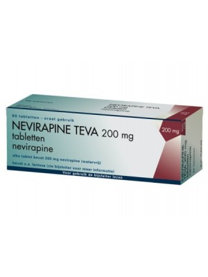 Nevirapine 200mg. 60 tablets