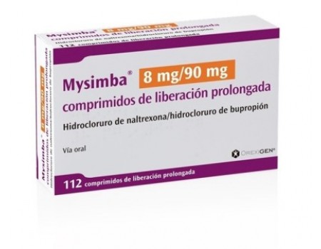 Mysimba 8 mg. 90 mg. 112 tablets