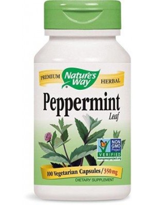 Peppermint 350 mg. 100 capsules