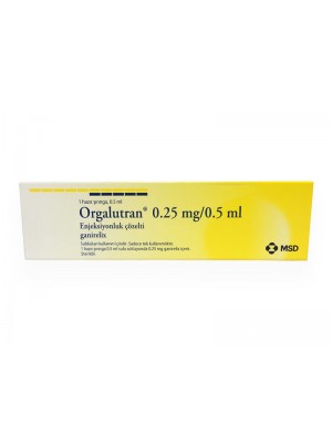 Orgalutran 0.25 mg. / 0.5 ml. 1 ampule