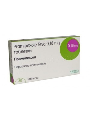 PRAMIPEXOLE 0.18 mg. 30 tablets