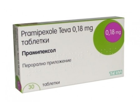 PRAMIPEXOLE 0.18 mg. 30 tablets