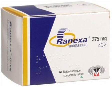 Ranexa 375mg. 60 tablets