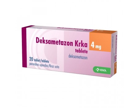 Deksametazon 4 mg. 20 tablets