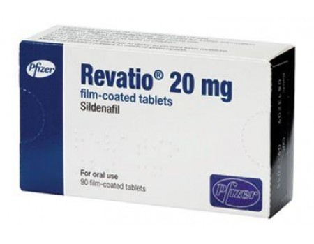 Revatio 20 mg. 90 tablets